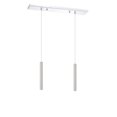 thumbnail image 2 of Z-Lite Forest 2 Light Steel LED Island Pendant in Brushed Nickel and Chrome, 2 of 7