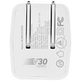 thumbnail image 4 of Insignia 35W Foldable Compact Dual USB-C Port Wall Travel Charger 100V to 240V AC for iPhone, iPad, MacBook Air, Samsung Smartphones, Tablets and More - White, 4 of 6
