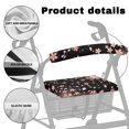thumbnail image 5 of HELLHERO Flowers Backrest Covers Rollator Walker Seat Back Covers with Breathable Stretchable Material Fits Rollators for Seniors Adult, 5 of 7