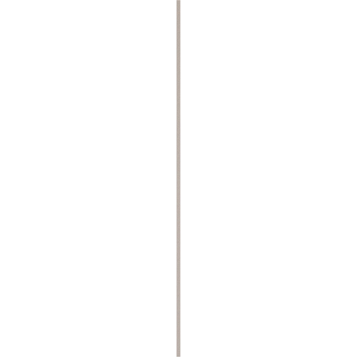 Ekena Millwork 47"H x 1/2"T Cimarron PVC Adjustable Decorative Slat Wall Panel Kit, Unfinished (contains 23 Slats + 1 Straight Edge Starter Slat)