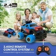 thumbnail image 3 of RC Cars Toys for Kids Boys, 1/43 Scale Remote Control Car RC Trucks, Toddler Toys Birthday Gift for 3-12 Year Old Boys Girls, Blue, 3 of 7