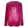 thumbnail image 5 of Lroveb Breast Cancer Awareness Shirts for Women T Reast Support Shirt Pink Ribbon Graphic Tees Red, 5 of 5