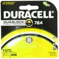 2x Duracell 76A 1.5V Alkaline Battery Replacement LR44,CR44,SR44,AG13,A76,PX76