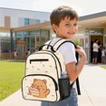 thumbnail image 3 of Uorisanigo Bear Dessert Kids Backpack for Ages 6-8 Preschool, Breathable Large Capacity Rucksack with Padded Shoulder Straps, Perfect for Daily School Use, 3 of 7