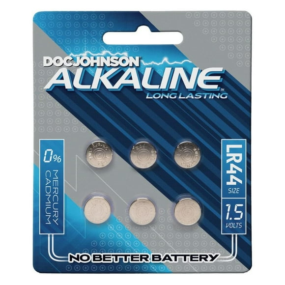 Doc Johnson Piles Alcalines LR44 Lot de 6
