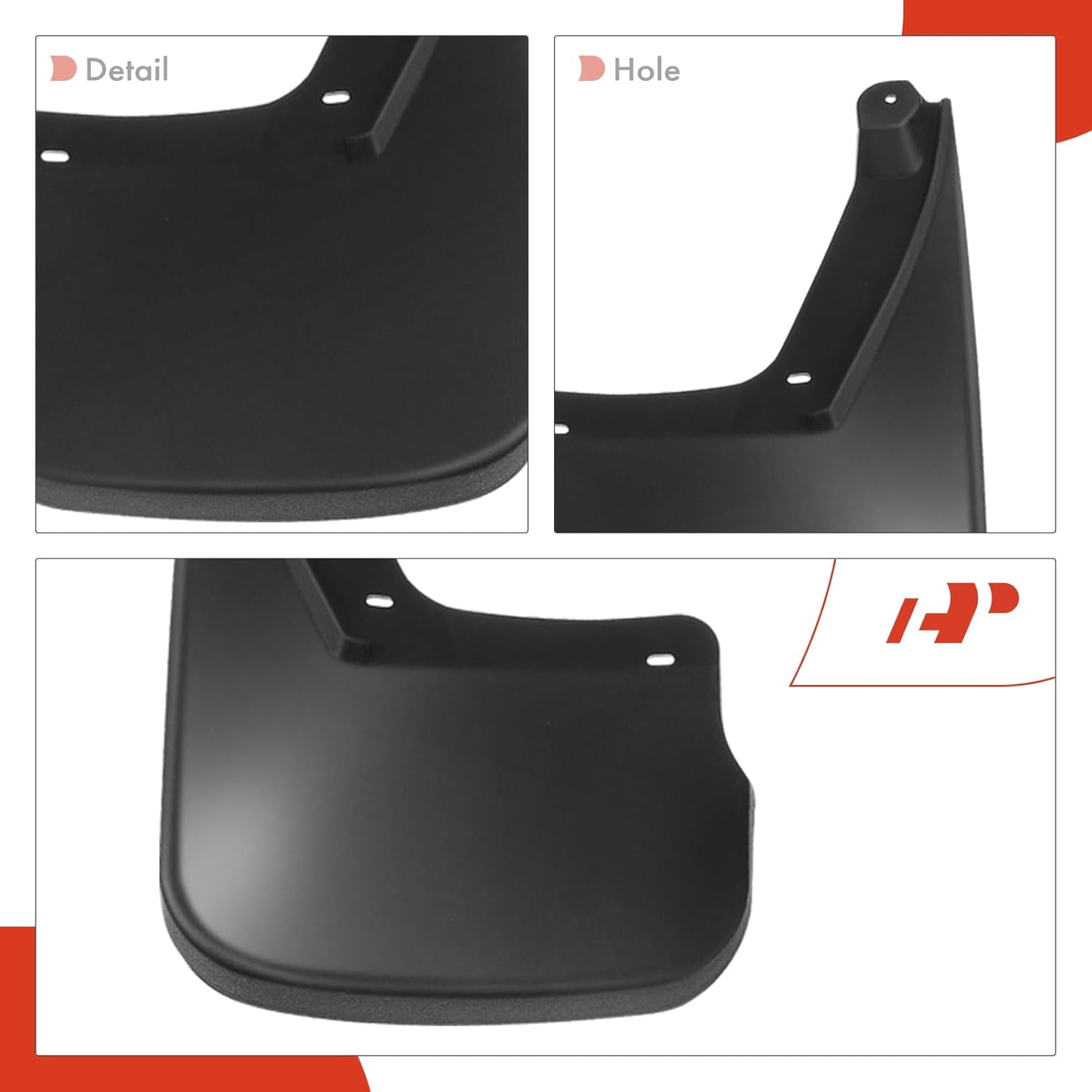 A-Premium Splash Guard Mud Flaps Replacement for Chevrolet Tahoe 2015-2018 4-PC Set