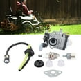 thumbnail image 4 of Lawn Mower Carburetor Kit, High Strength Rustproof Stable Performance Carb Spark Plug Kit Aluminum  For TH23 TH26 TH34 23 25 26 33 35CC, 4 of 8