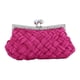 thumbnail image 1 of Sonducket Bolso elegante para mujer, adecuado para muchas ocasiones, bolsos de mano para mujer, bolso de mano desnudo, bolso de hombro Bolsas de mensajero y de hombro Rosa roja, 1 of 6