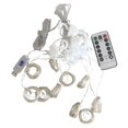 thumbnail image 2 of OUSITAID WTN LED Rideau Fée Lumières Fête Mariage USB Chaîne Suspendu Mur Lumière Télécommande 8 Modèle Couleur, 2 of 6