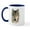 White/Navy Inside, variant on CafePress - Wolf Mug - 11 oz Ceramic Mug - Novelty Coffee Tea Cup