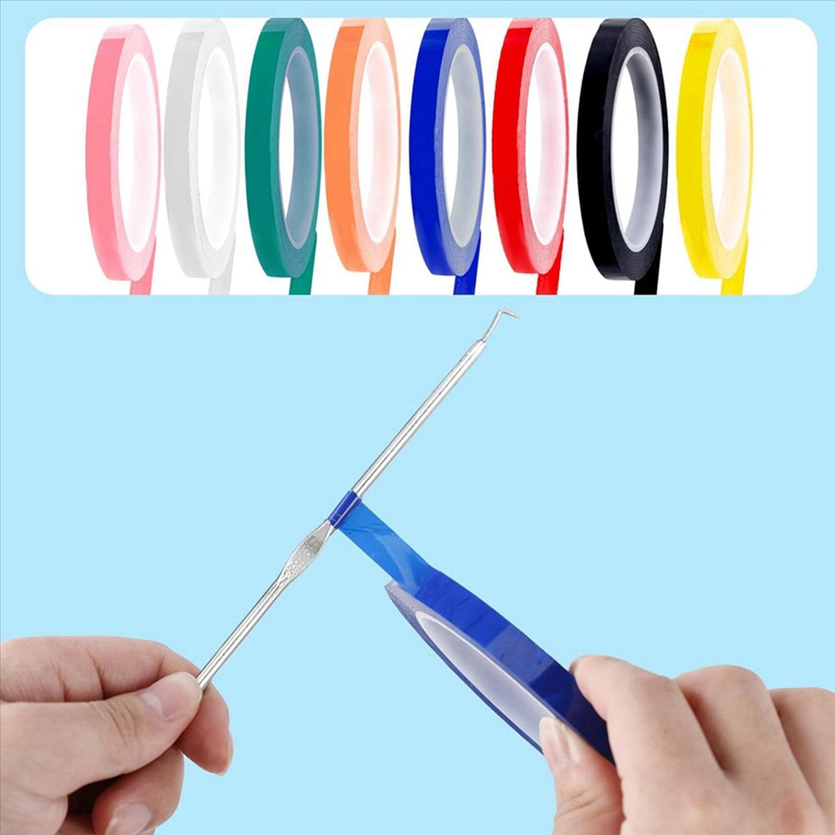 40 Rolls Colors Autoclave Tape 216 Ft/L X 0.4 In/W Instruments Identification Autoclavable 270 Fahrenheit