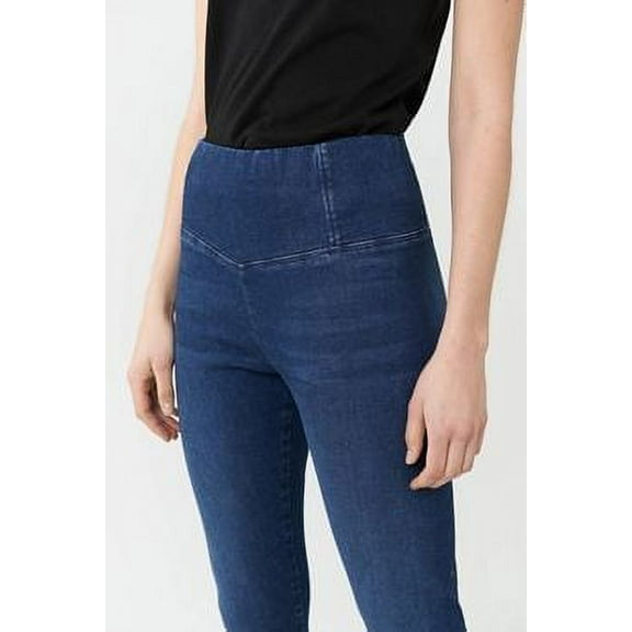 3x1 Women's DAVIS Coco High Rise Stretch Denim Cropped Leggings, XS