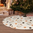 thumbnail image 6 of Sikiie Milk Tea 30-48 inches {designName} Print Christmas Tree Skirt Snowman Xmas Tree Skirt with Edge Christmas Decorations for Holiday Party36", 6 of 7