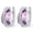 [A]Pink, variant on Leander Twist Drop Earrings for Women, Cubic Zirconia