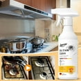 thumbnail image 1 of Limpiador de espuma de aceite pesado 500ml - Spray de acero inoxidable y desengrasante para cocina, fórmula de acción rápida para encimeras, electrodomésticos, coches y baños, 1 of 9