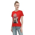 thumbnail image 4 of T-Shirt Basique à Manches Courtes pour Femmes Demon Slayer Lame Temple Ganlu Mili, 4 of 6