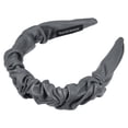 thumbnail image 1 of Diadema plisada Unique Bargains de Cuero PU antideslizante gris 1 Uds, 1 of 7