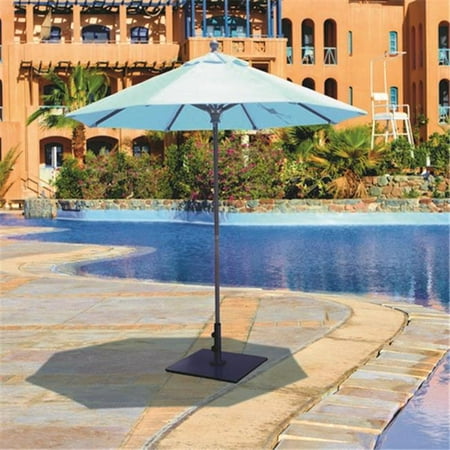 - Galtech 7.5 ft. Antique Bronze Deluxe Commercial Use Umbrella - Air Blue Sunbrella