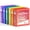 Classic 6 Colors, variant on SUNEE 1 Inch Binders 3 Ring 6 Pack, Clear View Three Ring Binders PVC-Free (Fit 8.5x11 Inches) for School Binder or Office Binder Supplies, Classic 6 Colors