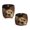 Yorkshire Terrier Maple Leaf, variant on CHAQLIN Stretchable Rotating Chair Protectors, 2 Piece Polyester Fabric Office Chair Cover for High Back Boss Chair