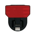 thumbnail image 4 of Carr Truck Step 183242 HD Truck Step; 2 Inch Receiver Hitch Mount; Single; Flat Step; 650 Pound Capacity; Non-Extendable; Fold Up; Black With Diamond Tread Aluminum Step/Red Reflector; Aluminum, 4 of 4