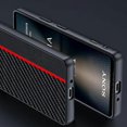 thumbnail image 3 of Pour Sony Xperia 1 Vi Étui Style Fibre de Carbone Antichoc, 3 of 5