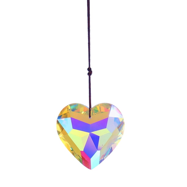 Cristal en Forma Corazón Bsvklp Adorno para Bricolaje 45mm