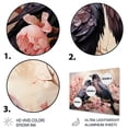 thumbnail image 3 of Designart "Crow beautyful Monarchs I" Animals Metal Wall Art, 3 of 5