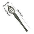 thumbnail image 2 of Dvkptbk Decorating Spoon Stainless Steel Decoration Spoon Set Decorative Spoon Dressing Spoon Chocolate Spoon Cake Chocolate Decorating Pencil Spoon Tools Big Spoon Kitchen Utensils & Gadgets, 2 of 6