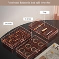 thumbnail image 3 of Jewelry Box ProCase, organizador de pendientes acrílicos, color rosa, 3 of 7