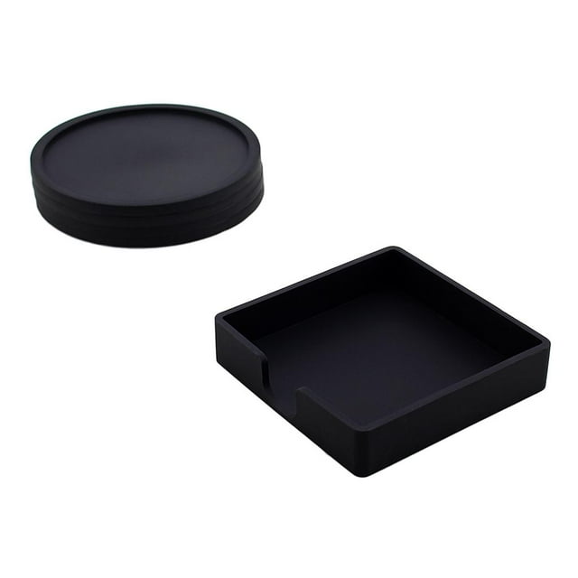 Posavasos de Silicona Gloria Taza de Aislamiento Térmico Negro