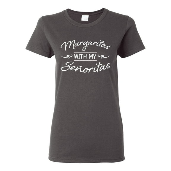 White Senoritas Funny Cinco de Mayo Cinco De Mayo Womens T-Shirt, Charcoal, XX-Large