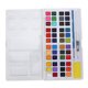 thumbnail image 3 of Juego de pintura de acuarela profesional, pigmento de acuarela portátil con esponja para bolígrafo (caja de plástico), 48 colores, 3 of 8