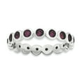 thumbnail image 1 of Bague Stackable Expressions June Swarovski en Argent Sterling Taille 6, 1 of 3