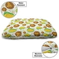 thumbnail image 3 of Jackfruit Pet Bed, Themed Cartoon Pattern with Humanized Exotic Fruits in Summer Tones, Chew Resistant Pad for Dogs and Cats Cushion with Removable Cover, 24" x 39", Multicolor, by Ambesonne, 3 of 4