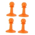 thumbnail image 4 of 4 tapas protectoras para lona de tienda de campaña, de goma, resistentes, para puntas de poste de tienda, ligeras, para montañismo y mochileros. Naranja, 4 of 8