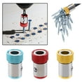 thumbnail image 3 of COM1950s Universal Magnetic Bit Holder, Removable Magnetizer Ring for 6 35Mm Screwdriver Bits, High Precision S2 Alloy Steel with Strong Magnetism & Hrc60 Hardness, Compatible with 1/4 Inch Drill Bits, 3 of 7