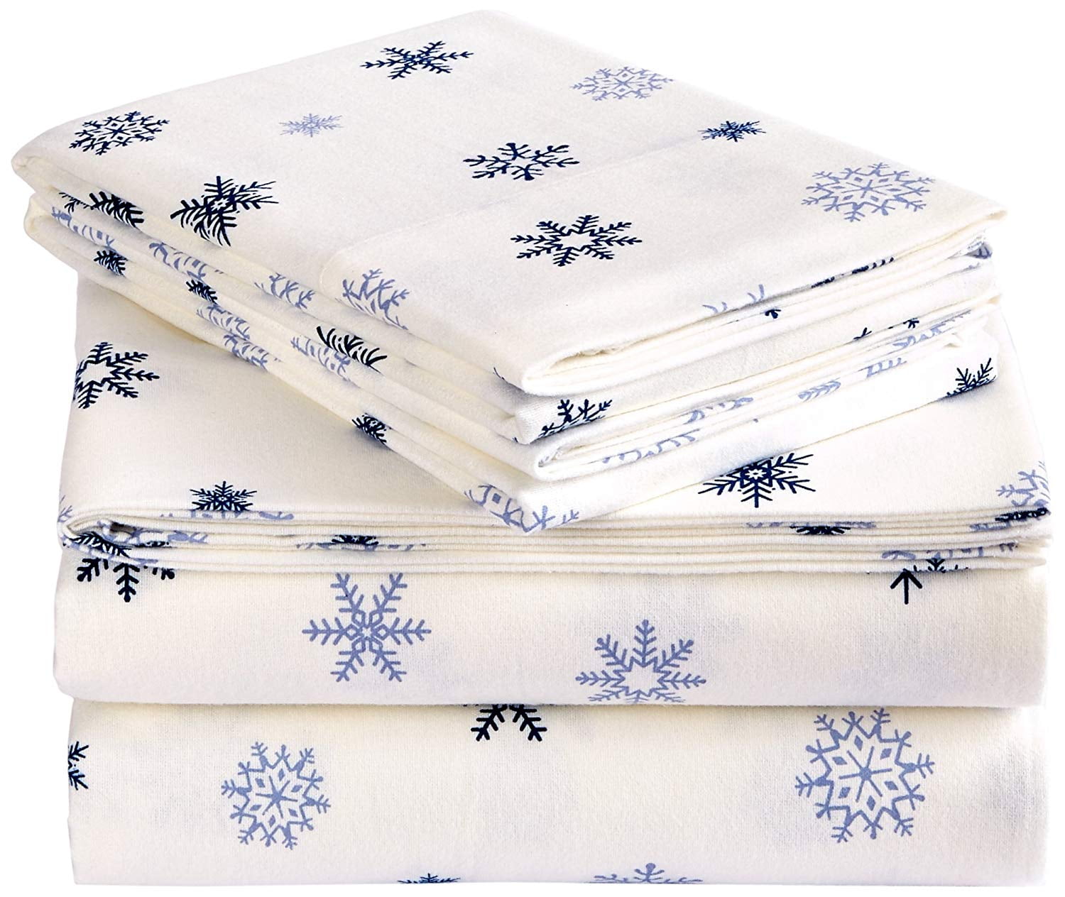 Beauty Threadz Flannel Sheet Set Twin Xl Falling Snowflake Blue Beauty Threadz Flannel Sheet Set Twin Xl Falling Snowflake Blue Com