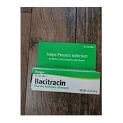 Bacitracin Ointment First Aid Antibiotic Prevent Minor Cuts & Burn, 0.5 oz