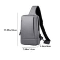 thumbnail image 3 of Ganfancp Moda Hombre Casual Pequeño Hombro Mochila Viaje Fuera Ligero y Fácil de Llevar Bolsa de Hombro Ofertas Del Día 1X Bolsa Bandolera, 3 of 6