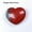 Dragon Blood Stone, variant on HOOUN 40mm Natural Crystal Quartz Love Heart Palm Stone Chakra Healing Reiki Ornament-Bloodstone