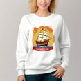 thumbnail image 3 of Women's  Crew Neck Pullover Cozy Clothes Autumn Winter-COLUMBUS DAY, 3 of 16
