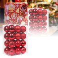 thumbnail image 2 of 24 Pcs Christmas Balls Ornaments Set 2.36 Inch Glittering Tree Hanging Christmas Decorations Xmas Large Shatterproof Indoor Decor for Tree Wreath Holidays Wedding Party, 2 of 9