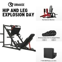 Leg Press Machine , 1500LBS Weight Capacity Adjustable Leg Machine with Resistance Band Pegs and Plate Storages, Workout Equipment for Strength Training