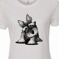 thumbnail image 4 of Inktastic Curious Schnauzer Women's T-Shirt, 4 of 5