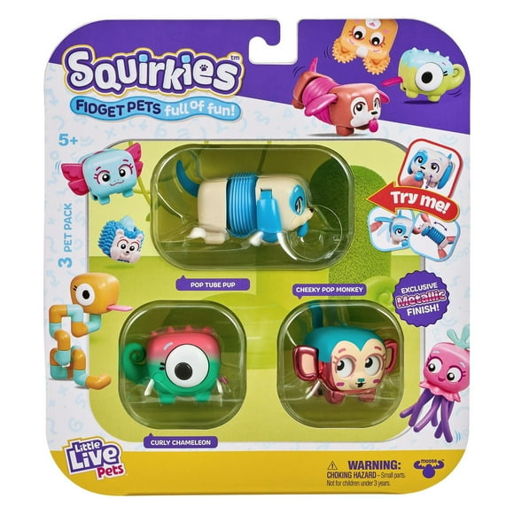 LITTLE LIVE PETS SQUIRKIES 3PK AST 3