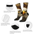 thumbnail image 4 of Balery Vintage Pattern Bald Eagle Calcetas Largas con Estampado para Hombre y Mujer – Suaves y Transpirables, Talla Única (US 5-11), 4 of 6