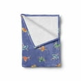 thumbnail image 2 of Ballerina Soft Flannel Fleece Throw Blanket, Repetitive Women Motifs in Gowns Dancing Delicately Doodle, Cozy Plush for Indoor and Outdoor Use, 50" x 70", Multicolor, by Ambesonne, 2 of 6