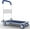 Blue and White, variant on Lifetime Appliance Parts Upgraded Foldable Push Cart Dolly | 660 lbs. Capacity Moving Platform Hand Truck | Heavy Duty Space Saving Collapsible | Swivel Push Handle Flat Bed Wagon - (Blue)
