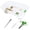 White, variant on Plastic Turtle Tank Reptile Habitat Pet Terrariums Turtles Tank Aquarium Terrapin Topper Basking with Platform Plants,Durable,Safe, Non-Toxic(White)